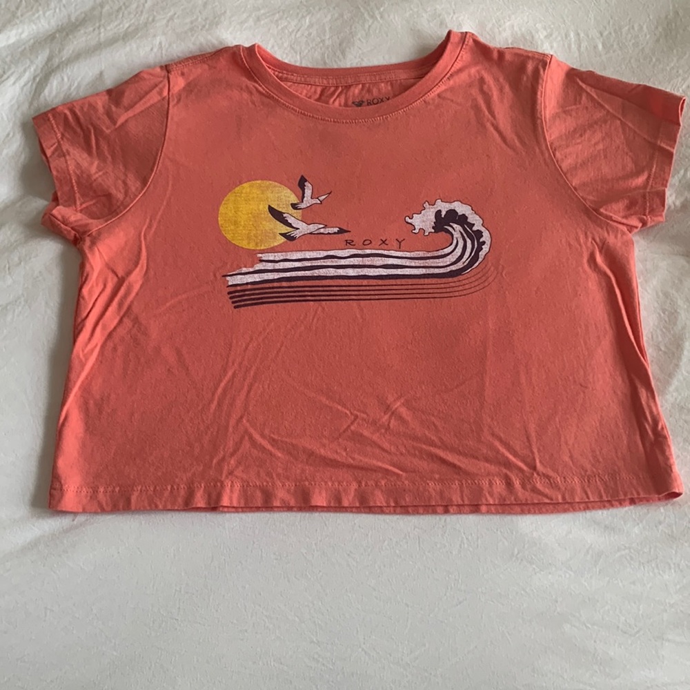 Roxy cropped tee